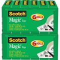 Scotch Magic Tape, 1" Core, 3/4"x1296", 12/BD, Transparent PK MMM8106PKBD